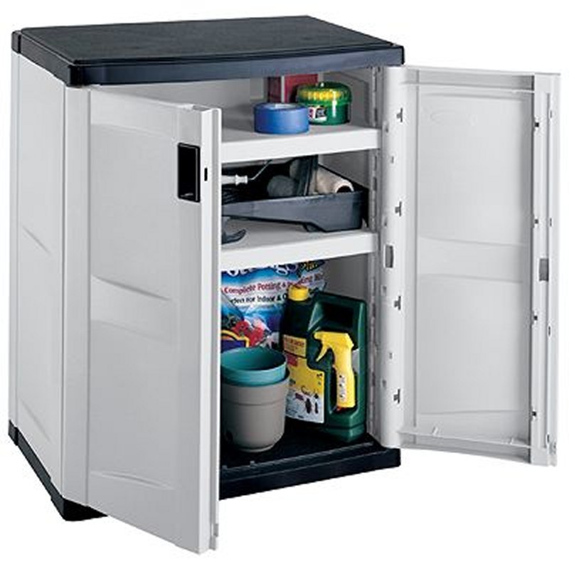 Patio Storage Cabinet with Shelves