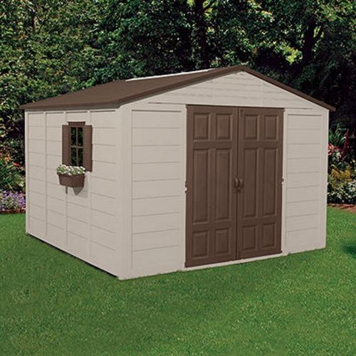 Storage Building Shed 625 Cubic Feet with Windows SUA01B28C03
